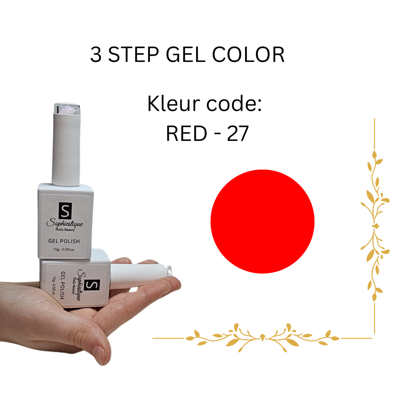 Sophiestique® – Gellak Rood 27