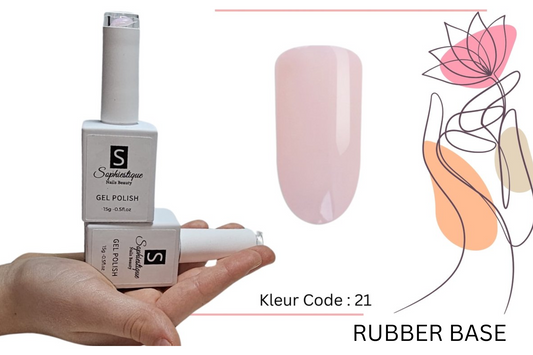Gellak Rubber Base - Sophiestique - 15 ML - Kleur Code -21
