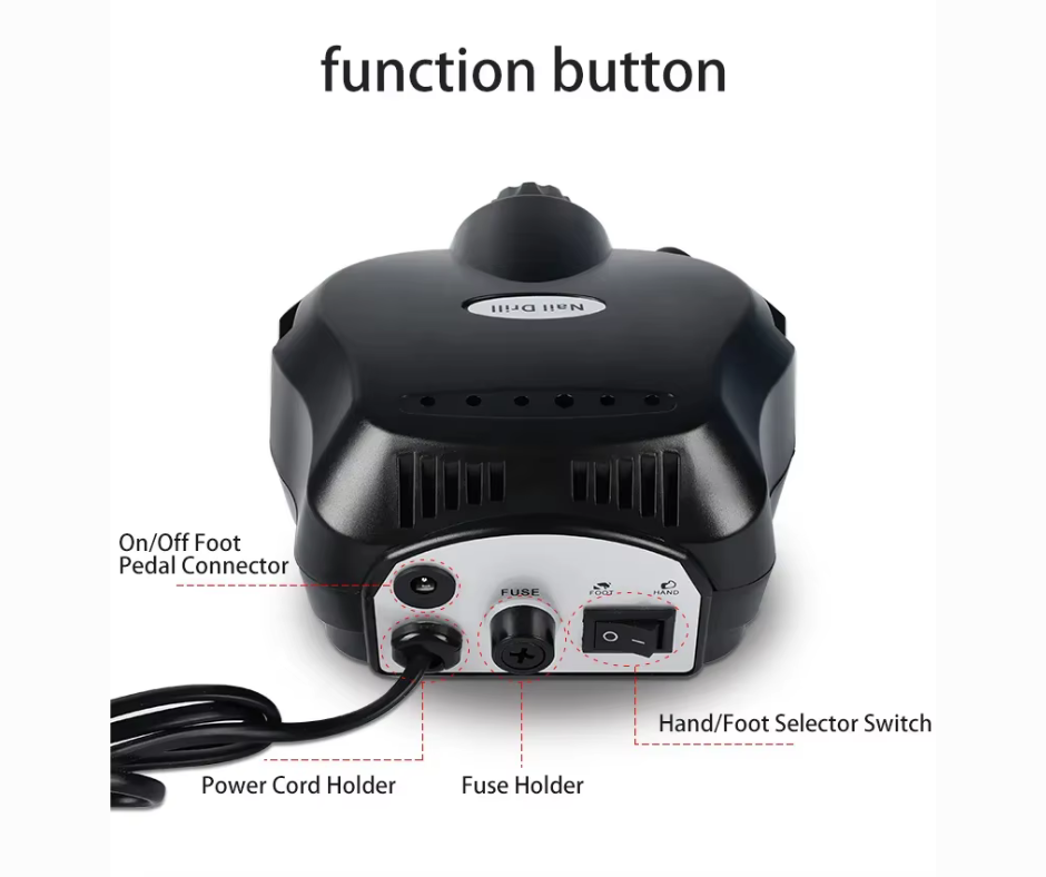 Electric Nail Drill 35.000 RPM – Professional Edition