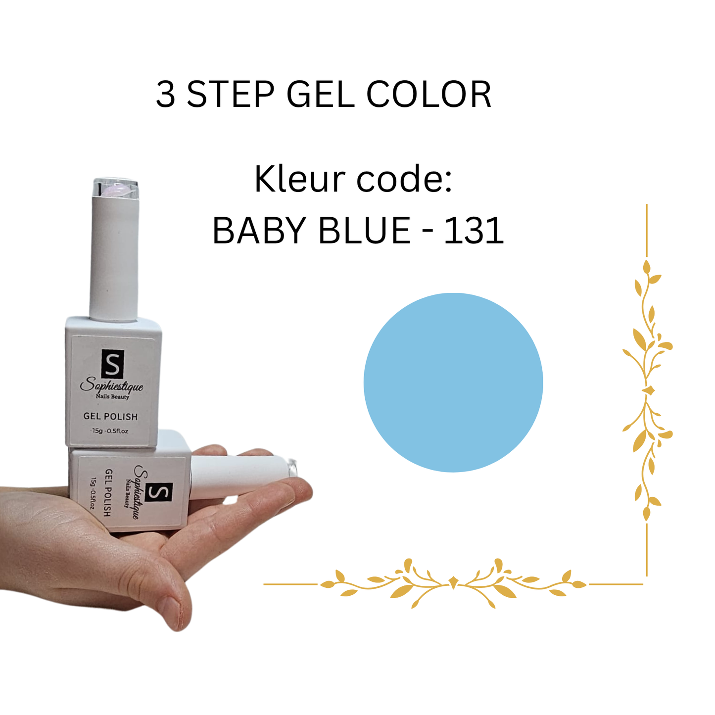 Sophiestique® – Gellak Baby Blue 131