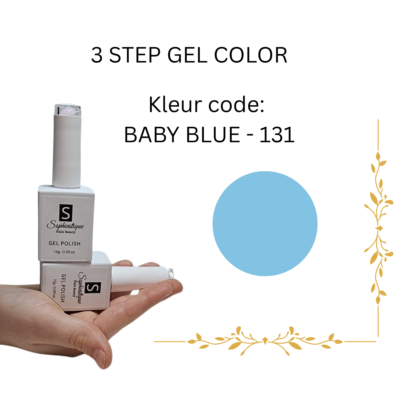 Sophiestique® – Gellak Baby Blue 131